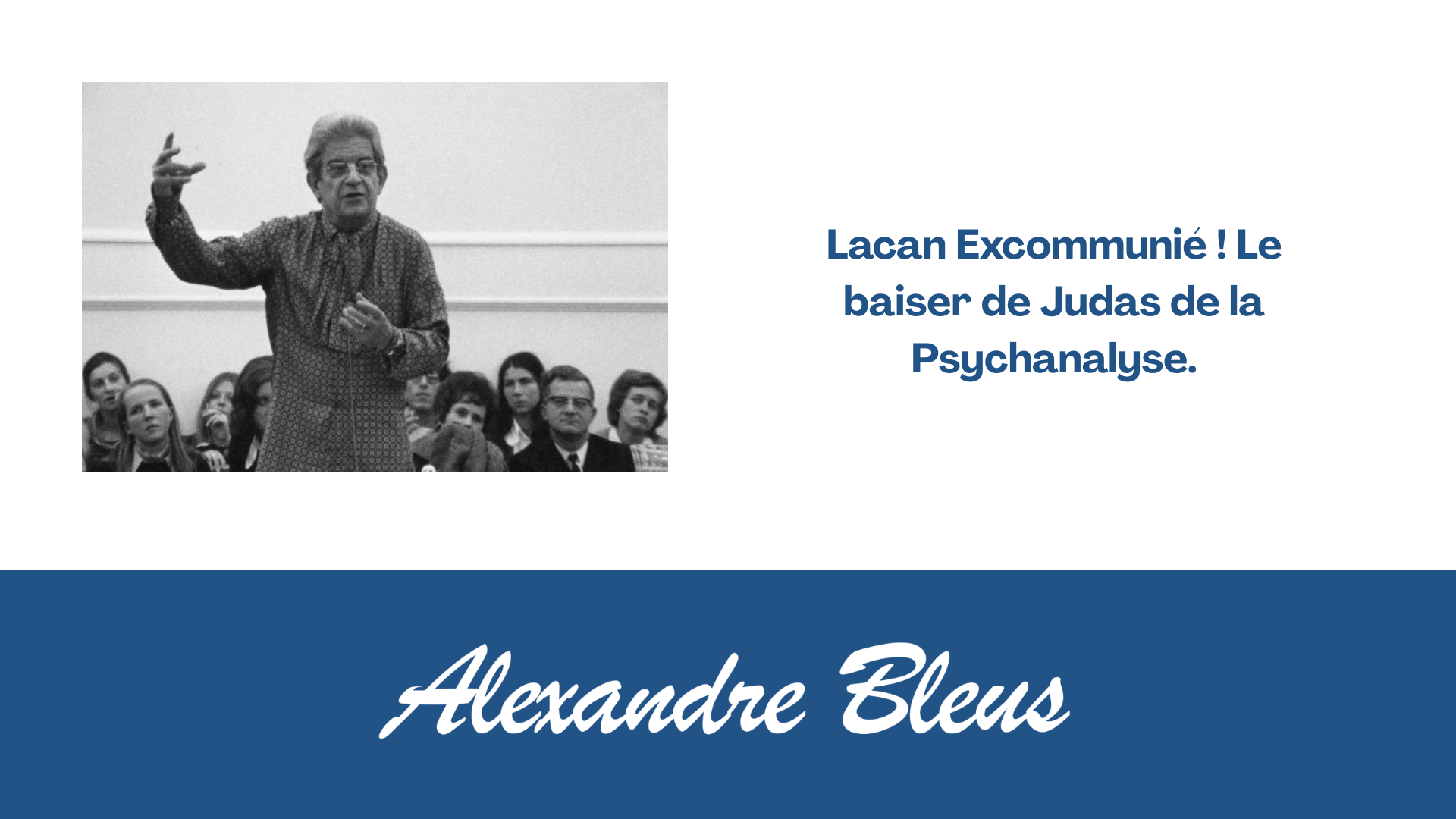 Alexandre Bleus - Article - Lacan