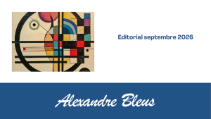 Editorial septembre 2026